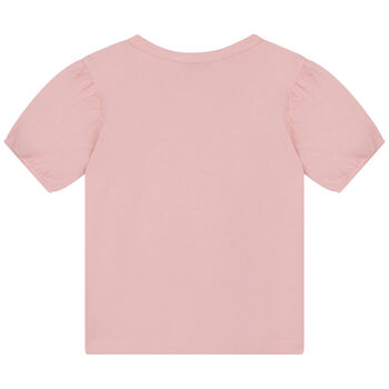 Younger Girls Pink Tiger T-Shirt