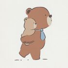 Baby Boys Ivory Teddy Bear Long Sleeve Top, 1, hi-res