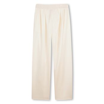 Girls Ivory Logo Trousers