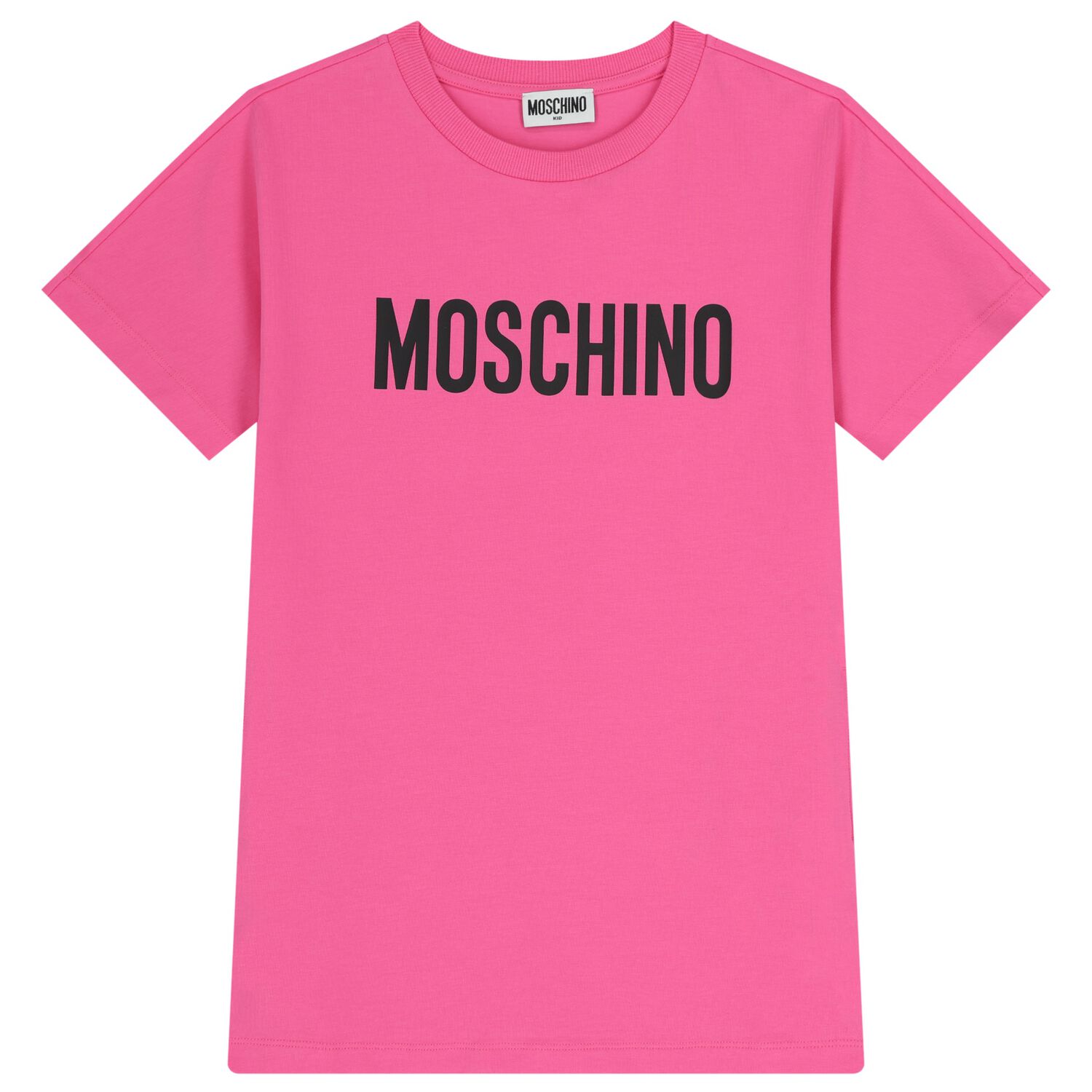 Girls Pink Logo Dress , 1, hi-res