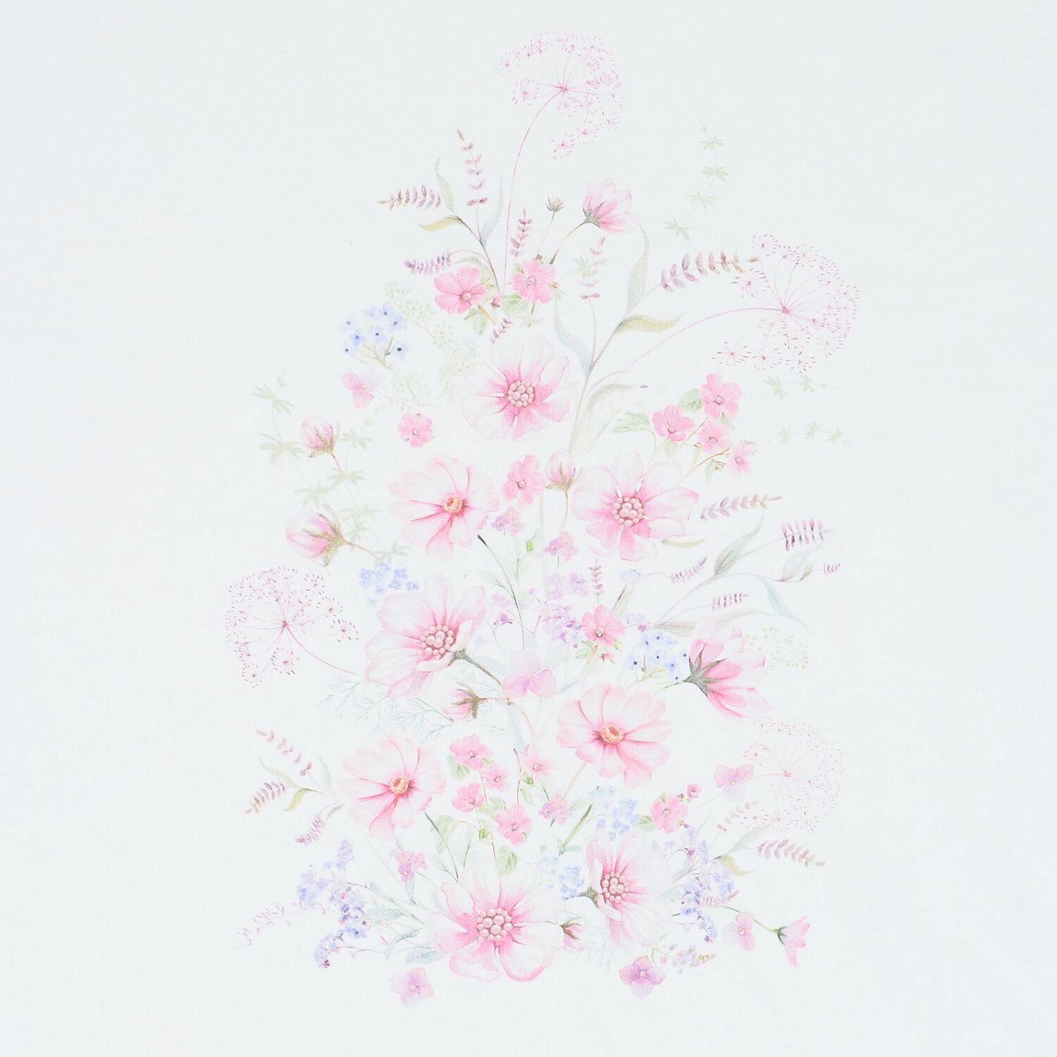 Baby Girls White Flower Baby Blanket, 1, hi-res image number null