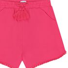 Girls Pink Fringe Shorts, 2, hi-res