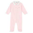 Baby Girls Pink Logo Babygrow Set, 1, hi-res