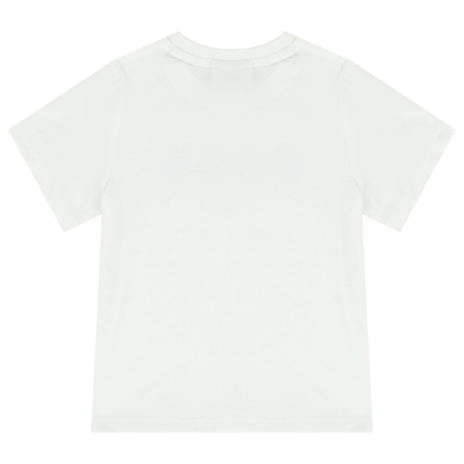 Younger Boys White Logo T-Shirt, 1, hi-res image number null