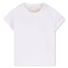 Baby Girls White & Pink Toile de Jouy Romper Set, 1, hi-res