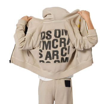 Boys Beige Joggers