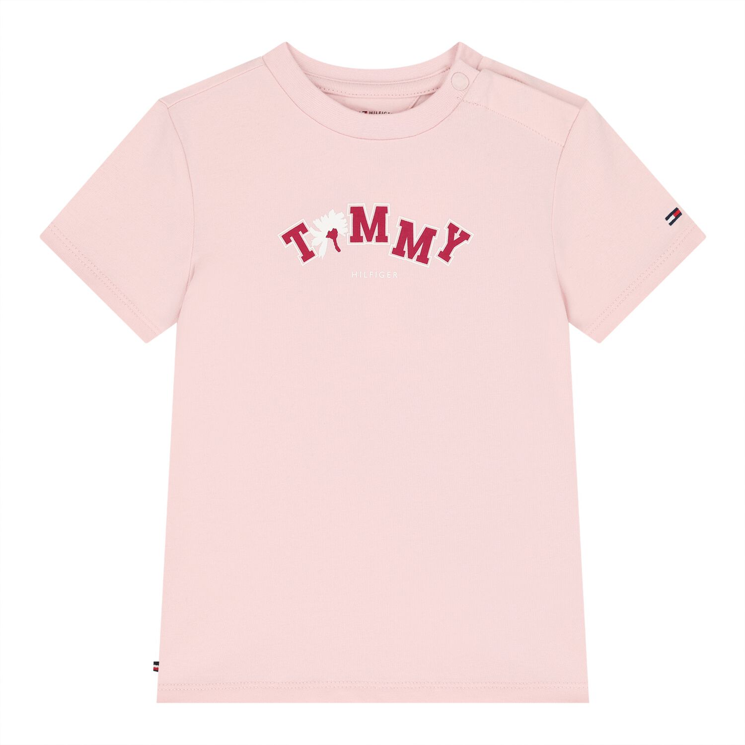 Baby Girls Pink Logo T-Shirt, 2, hi-res
