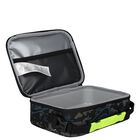 حقيبة غداء بشعار أسود, 1, hi-res