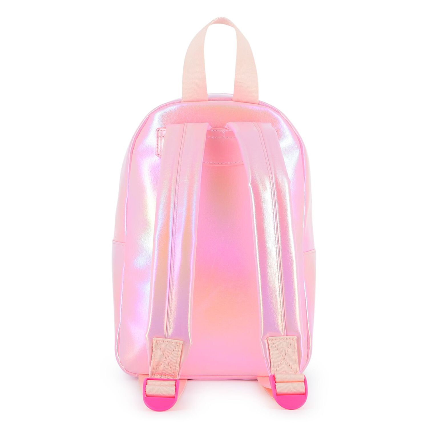 Girls Pink Patches Backpack, 1, hi-res image number null