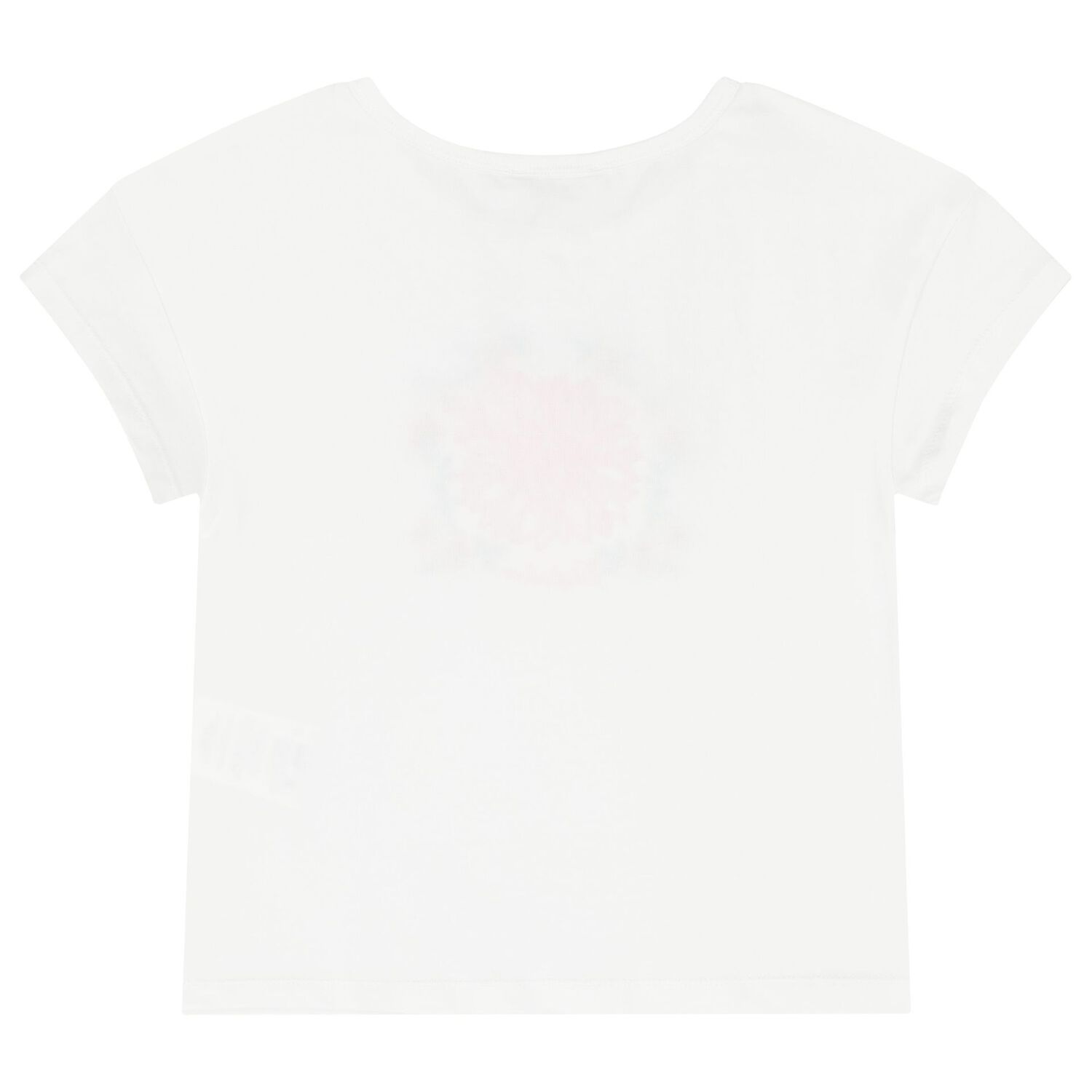 طقم تنورة من التول المزهر باللونين الأبيض والوردي للبنات, 1, hi-res image number null