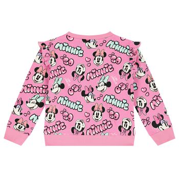 Girls Pink Disney Sweatshirt