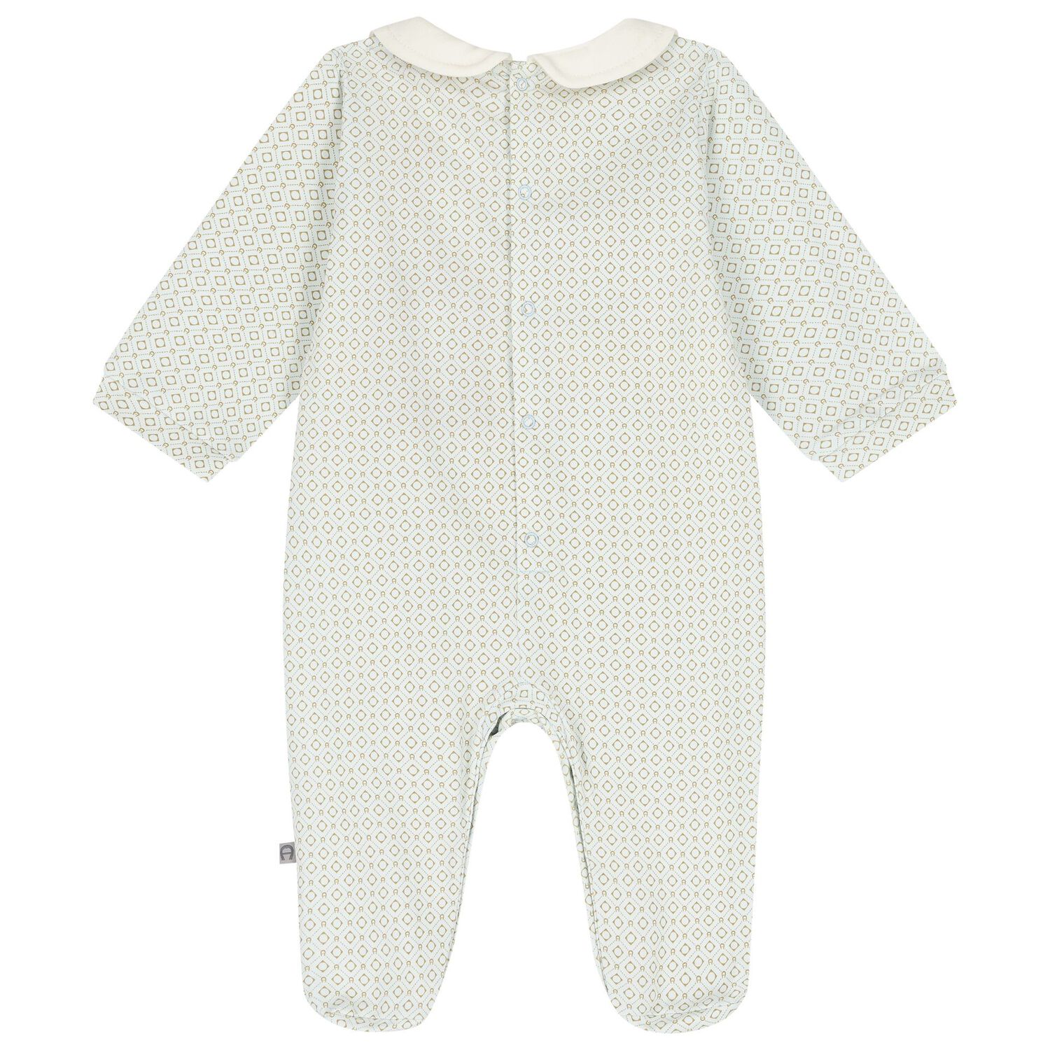 Baby Boys Blue Logo Babygrow, 2, hi-res image number null
