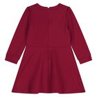 Baby Girls Burgundy Logo Dress Set, 1, hi-res