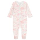 Baby Girls Ivory & Pink Babygrow Gift Set, 1, hi-res
