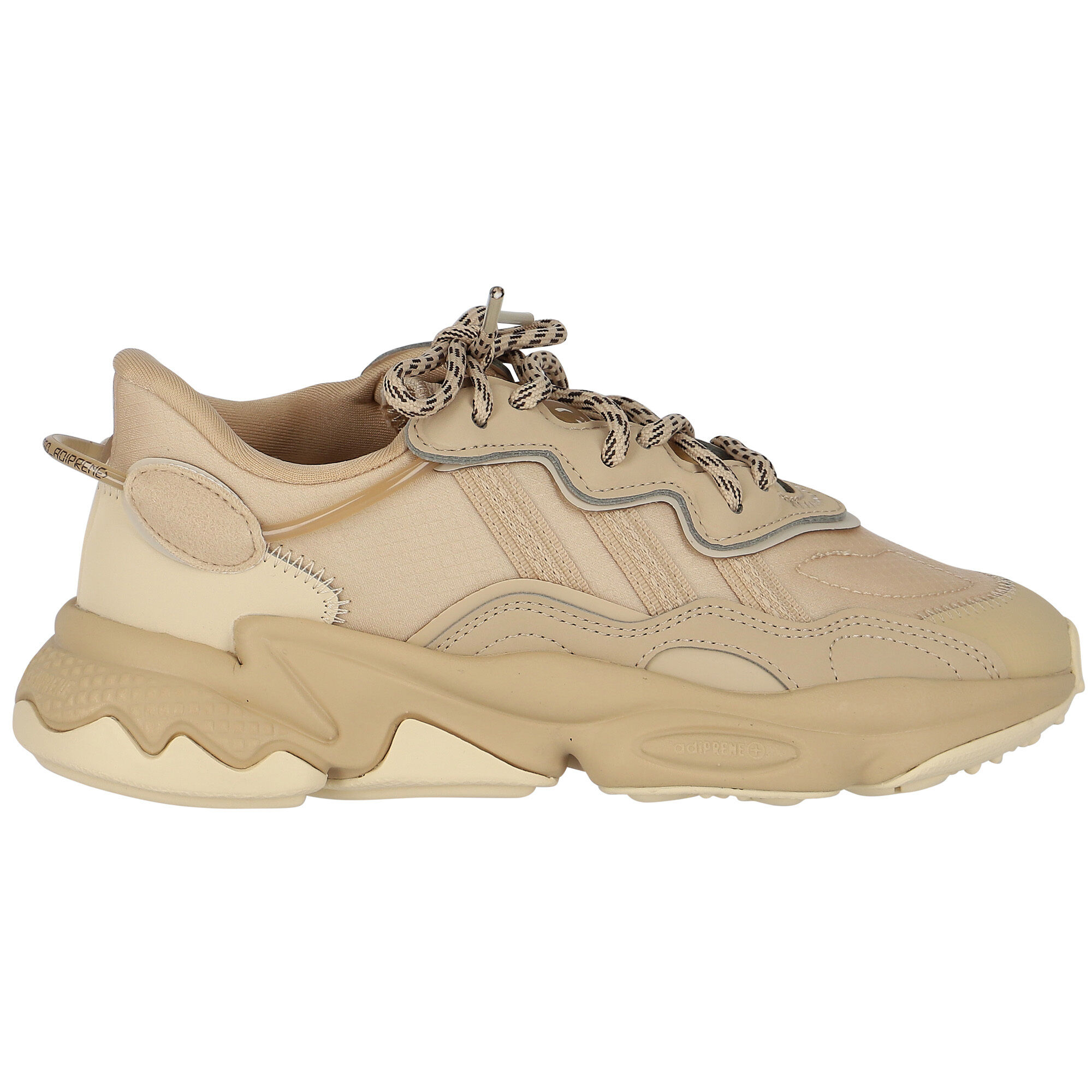 Beige ozweego trainers top