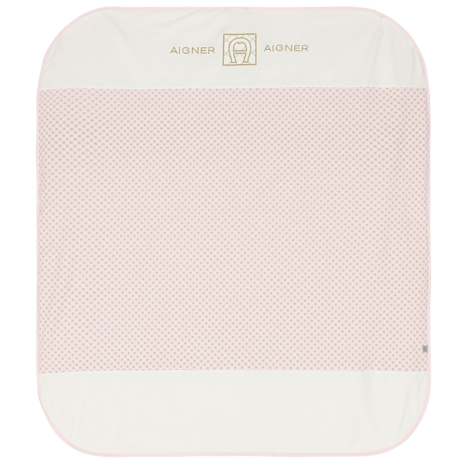 Baby Girls Pink & Gold Blanket, 3, hi-res