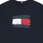 Boys Navy Blue Logo T-Shirt, 1, hi-res