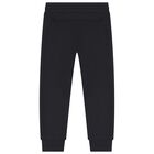Boys Black Logo Joggers, 1, hi-res