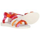 Girls Pink & Orange Sandals, 1, hi-res