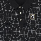 قميص بولو باللون الأسود بشعار للأولاد, 2, hi-res