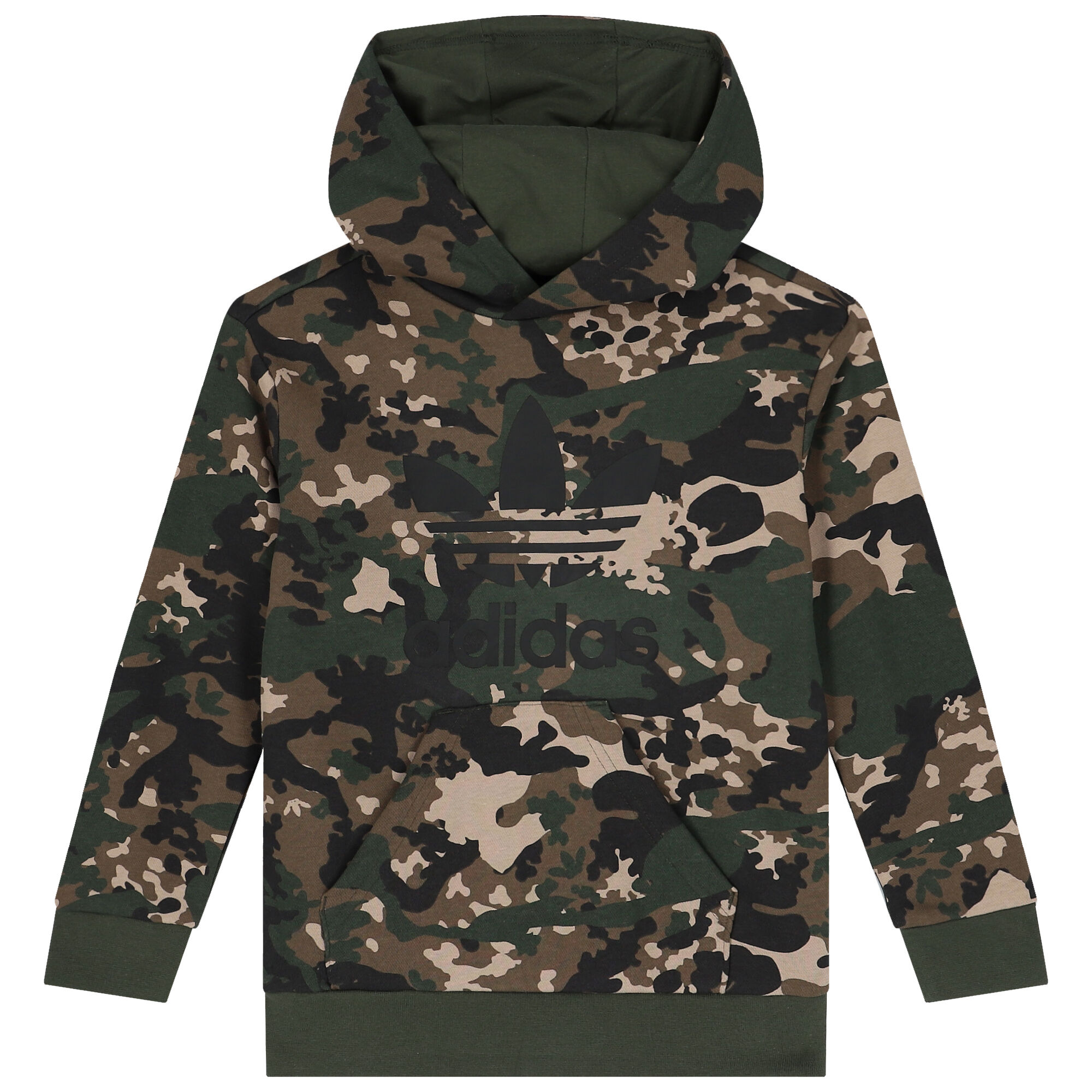 Camo trefoil hoodie store