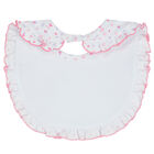 مريلة بنات بطبعة قلوب باللون الابيض, 1, hi-res