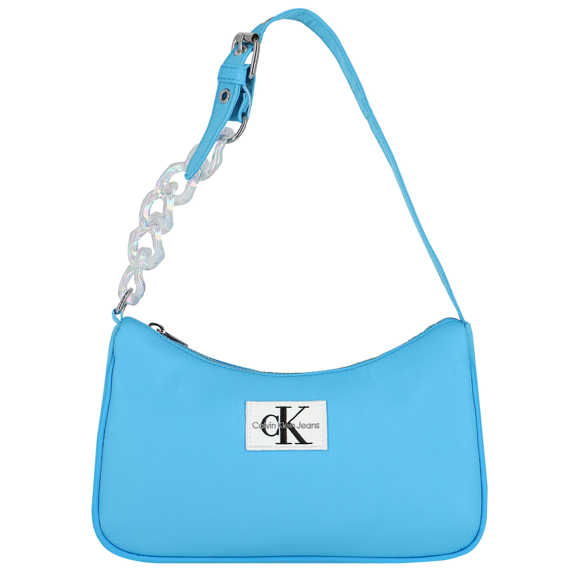 Calvin Klein Girls Blue Logo Shoulder Bag Junior Couture UAE