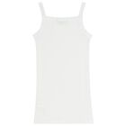 Girls Gold & White Logo Dress Set, 1, hi-res