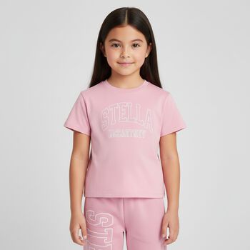 Girls Pink Logo T-Shirt