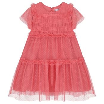 Girls Pink Tulle Dress