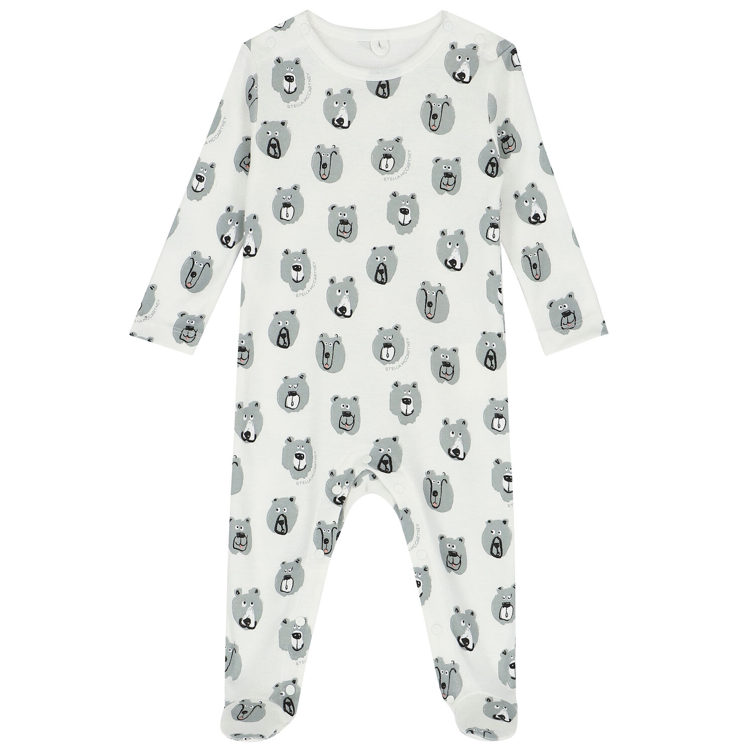 Baby Boys Ivory Bear Babygrow Gift Set, 1, hi-res