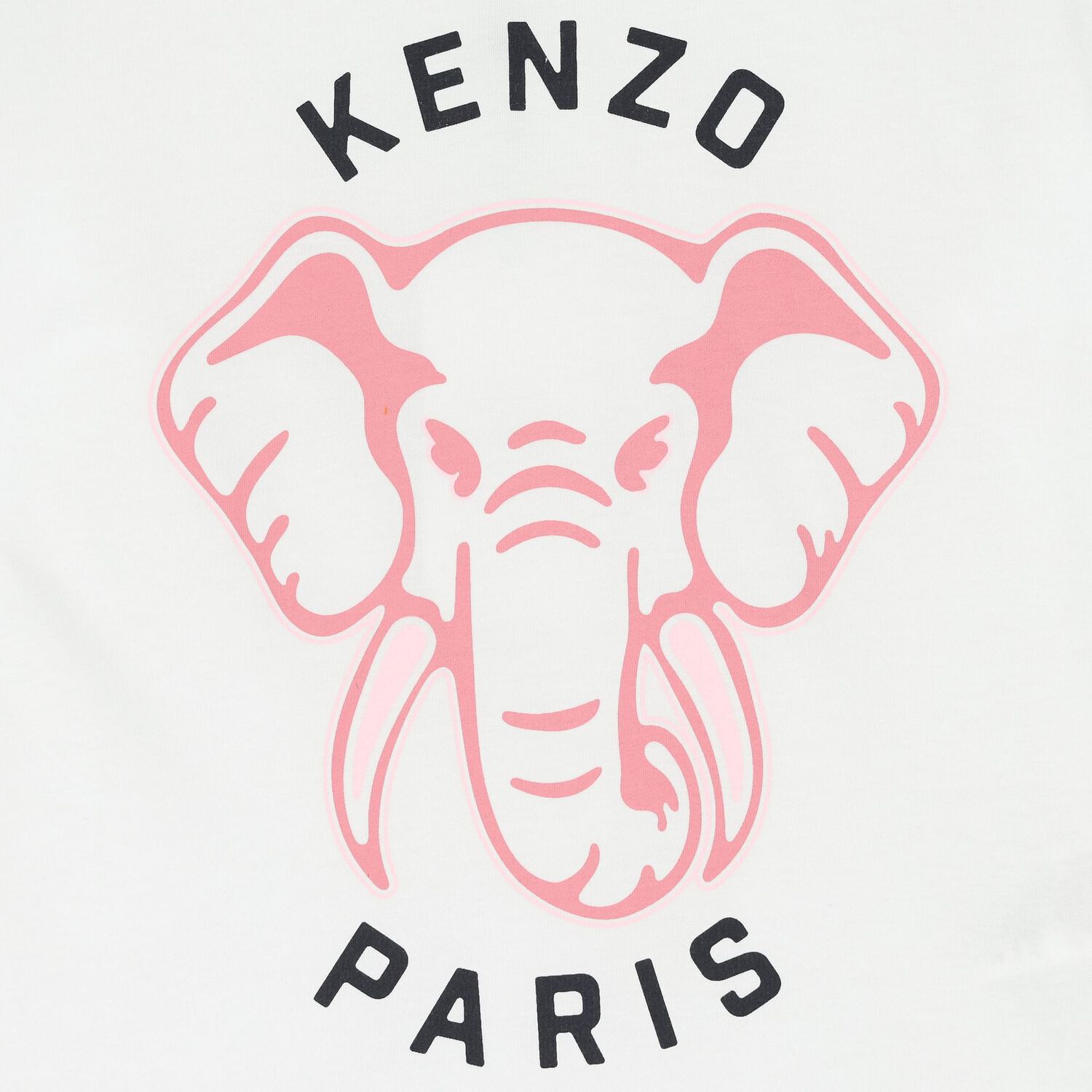 توب بنات بأكمام بالشعار باللون الأبيض, 1, hi-res