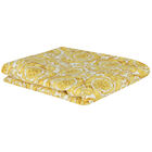 Ivory & Gold Barocco Logo Baby Blanket, 1, hi-res