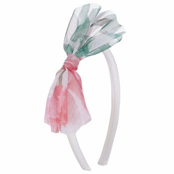 Girls Printed Bow Headband
