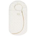 Baby Girls White Logo Heart Nest, 1, hi-res