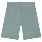 Boys Green Logo Shorts, 2, hi-res