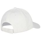 Boys White Teddy Bear Cap, 1, hi-res