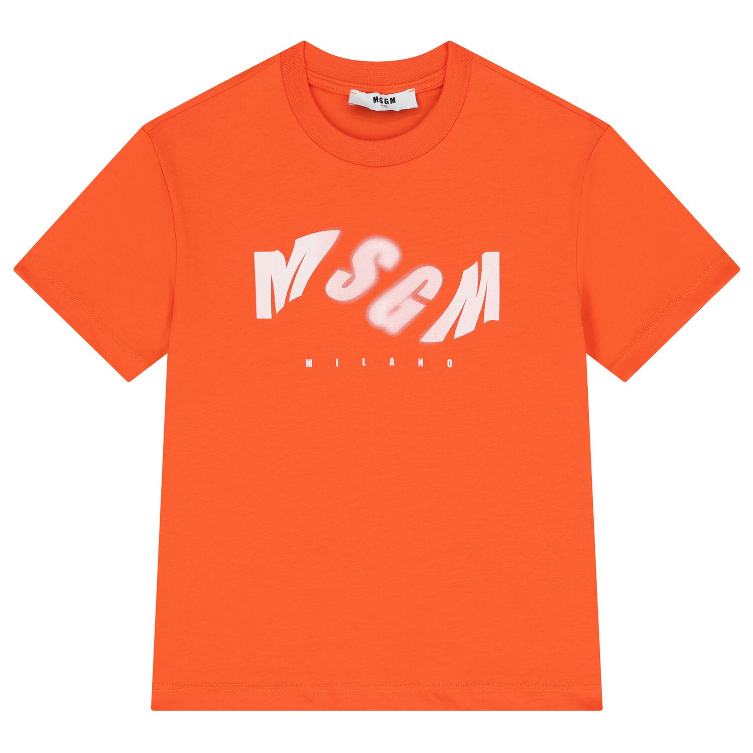 Boys Orange Logo T-Shirt, 1, hi-res