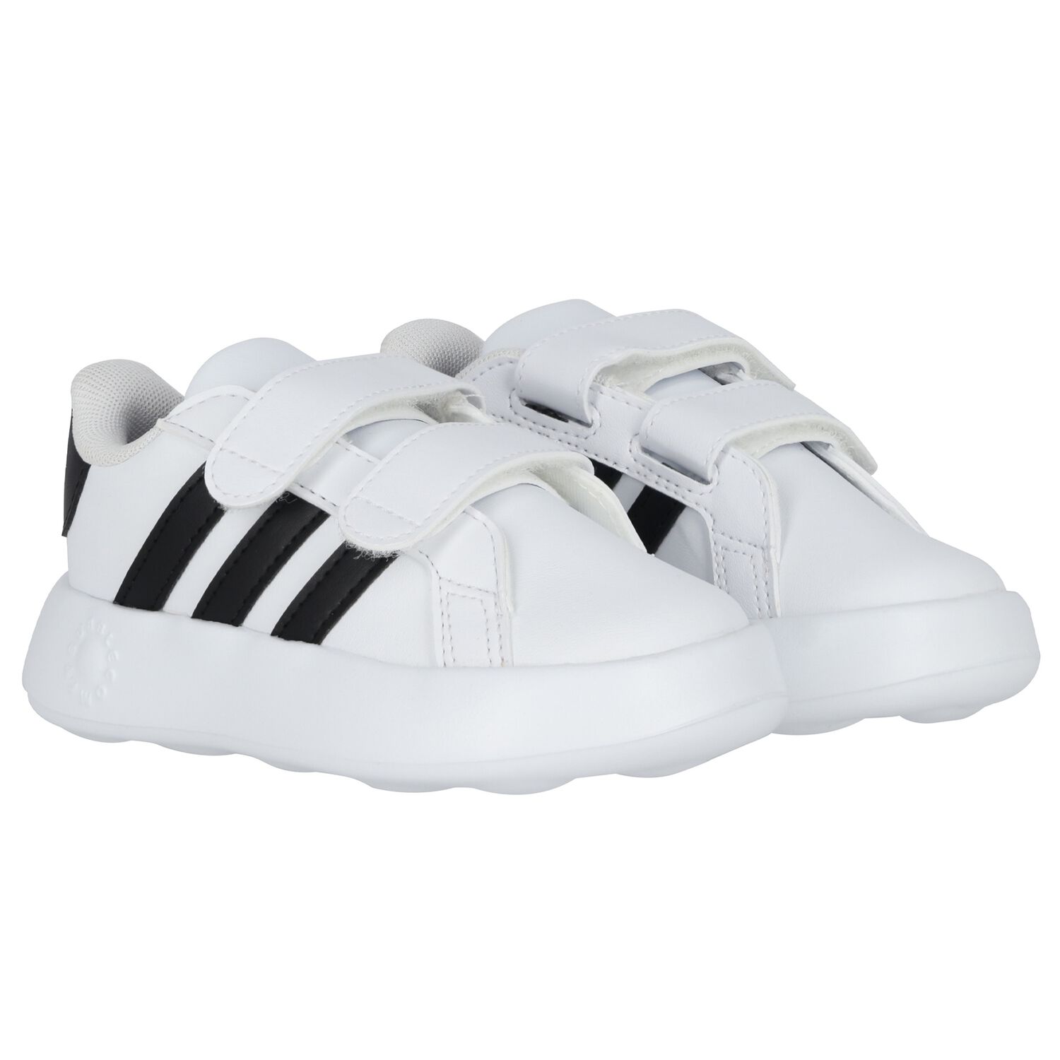 White Grand Court Trainers, 1, hi-res