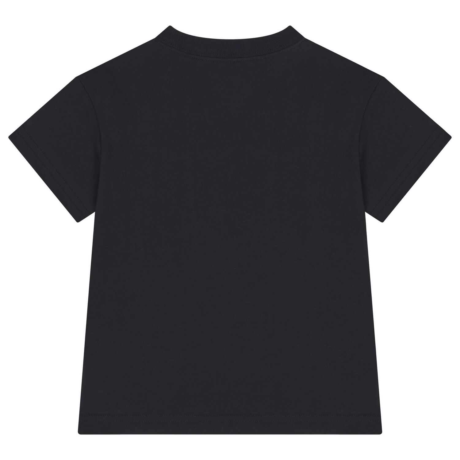 Girls Black Logo T-Shirt, 1, hi-res