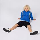 Boys Black Logo Shorts, 1, hi-res