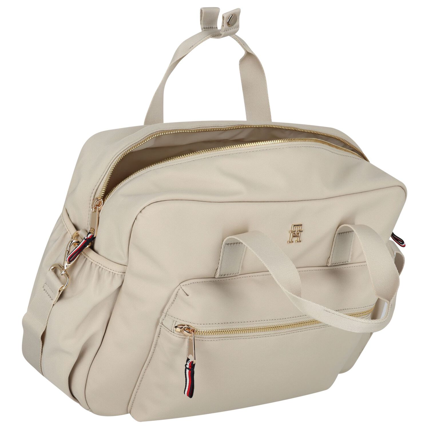 Ivory Logo Baby Changing Bag, 1, hi-res