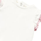 طقم دنغري وقبعة باللون الزهري للبنات (3 قطع), 1, hi-res