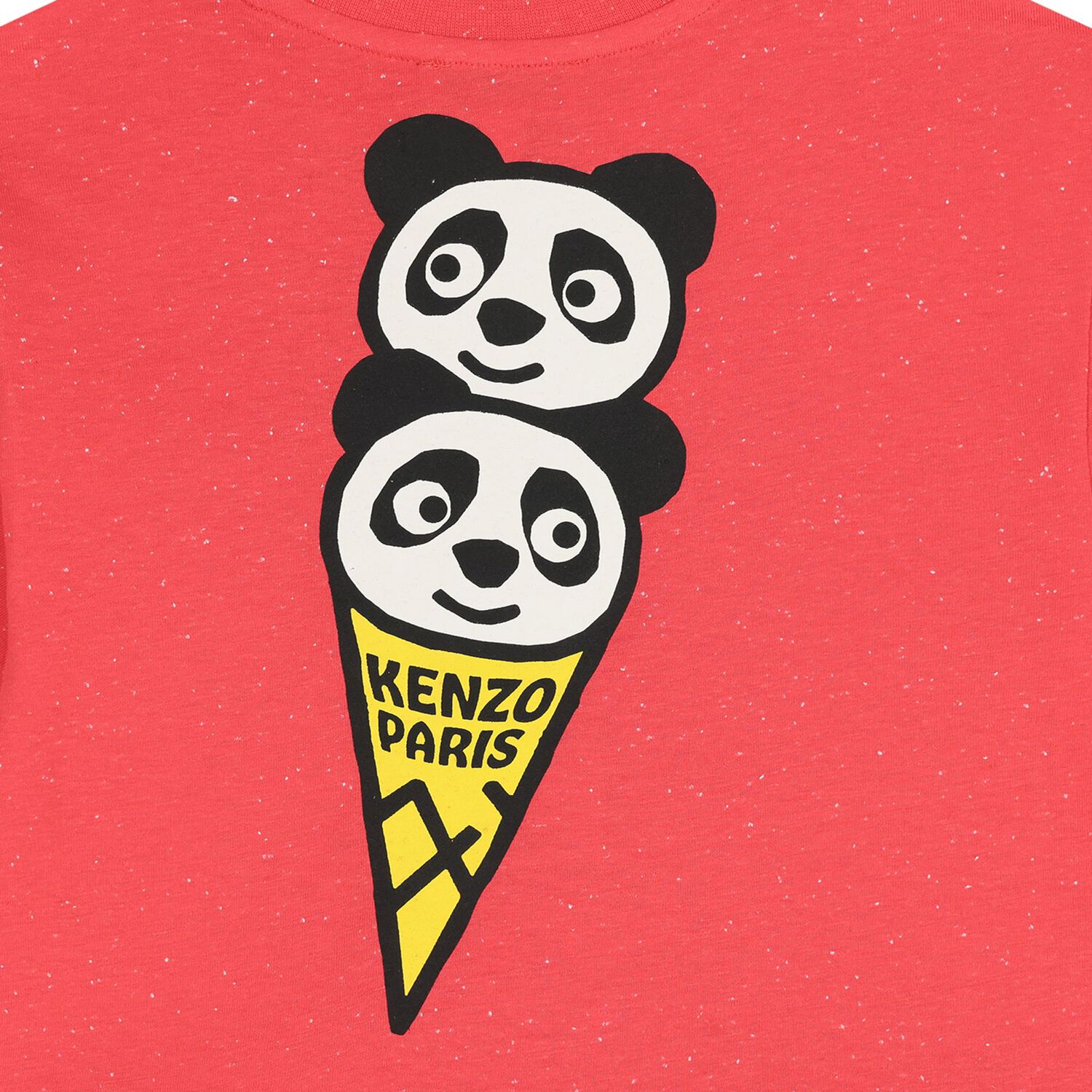 Girls Red Panda Ice Cream Logo Dress, 1, hi-res