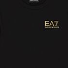 توب أولاد بأكمام بالشعار باللون الأسود, 2, hi-res