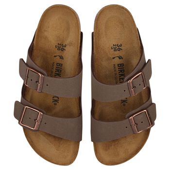 Brown Buckled Sandals