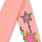 Girls Pink Star Tights, 1, hi-res