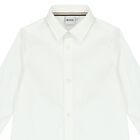 Boys White Logo Shirt, 1, hi-res