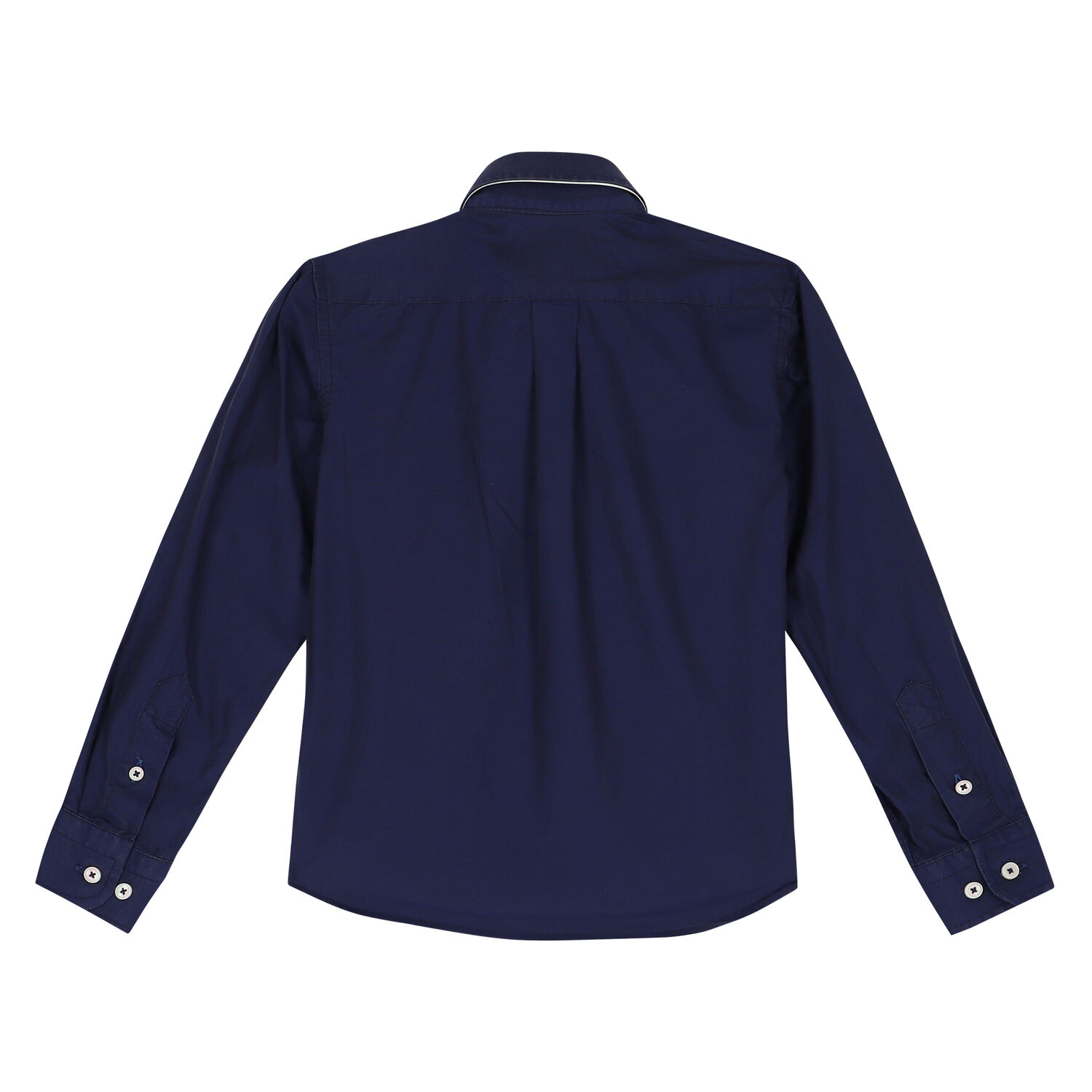 قميص بالشعار باللون الأبيض والكحلي للأولاد, 1, hi-res