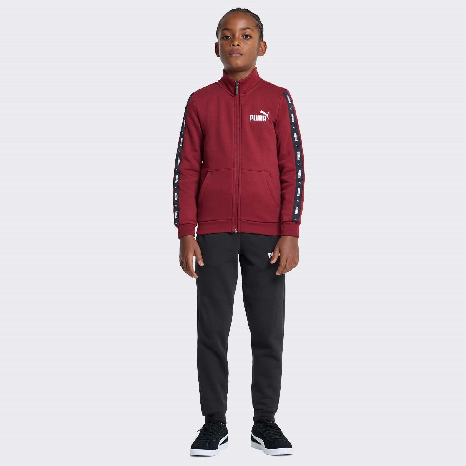 Puma black and red tracksuit 2025